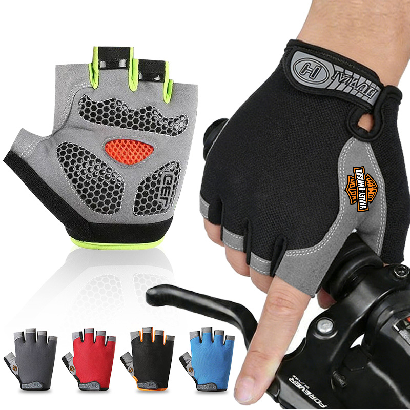 Cycling Glove Padded - Half Finger Cycling Gloves Men Women