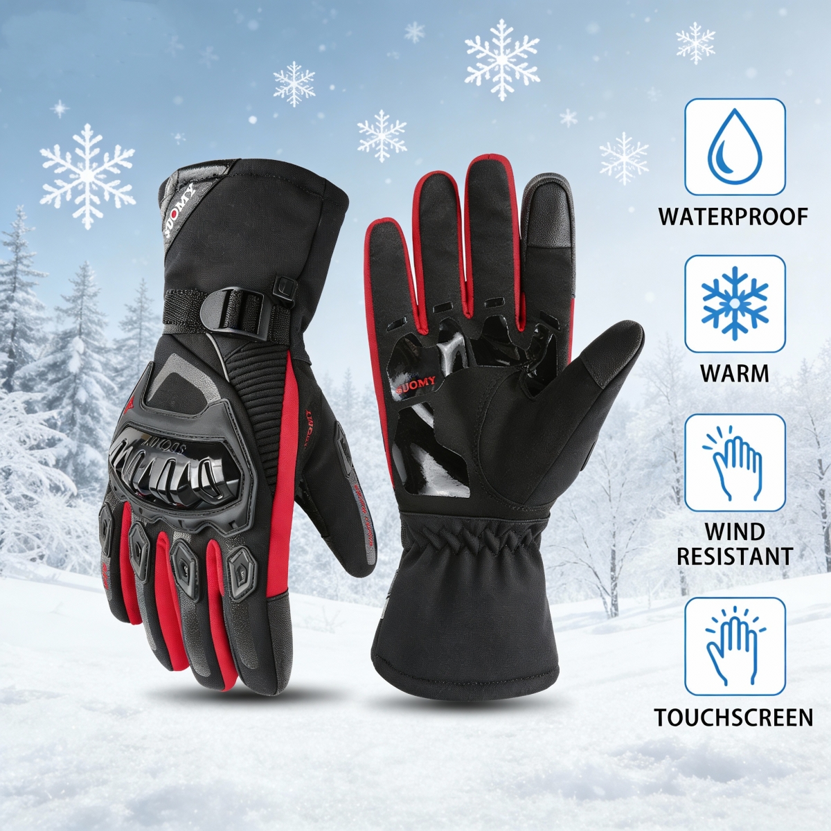 Winter Waterproof Motorcycle G - Winter Glove Insulated review and price