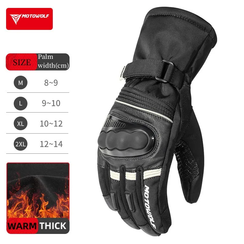 Motowolf Winter Motorcycle Glo - Ski Glove Waterproof review and price