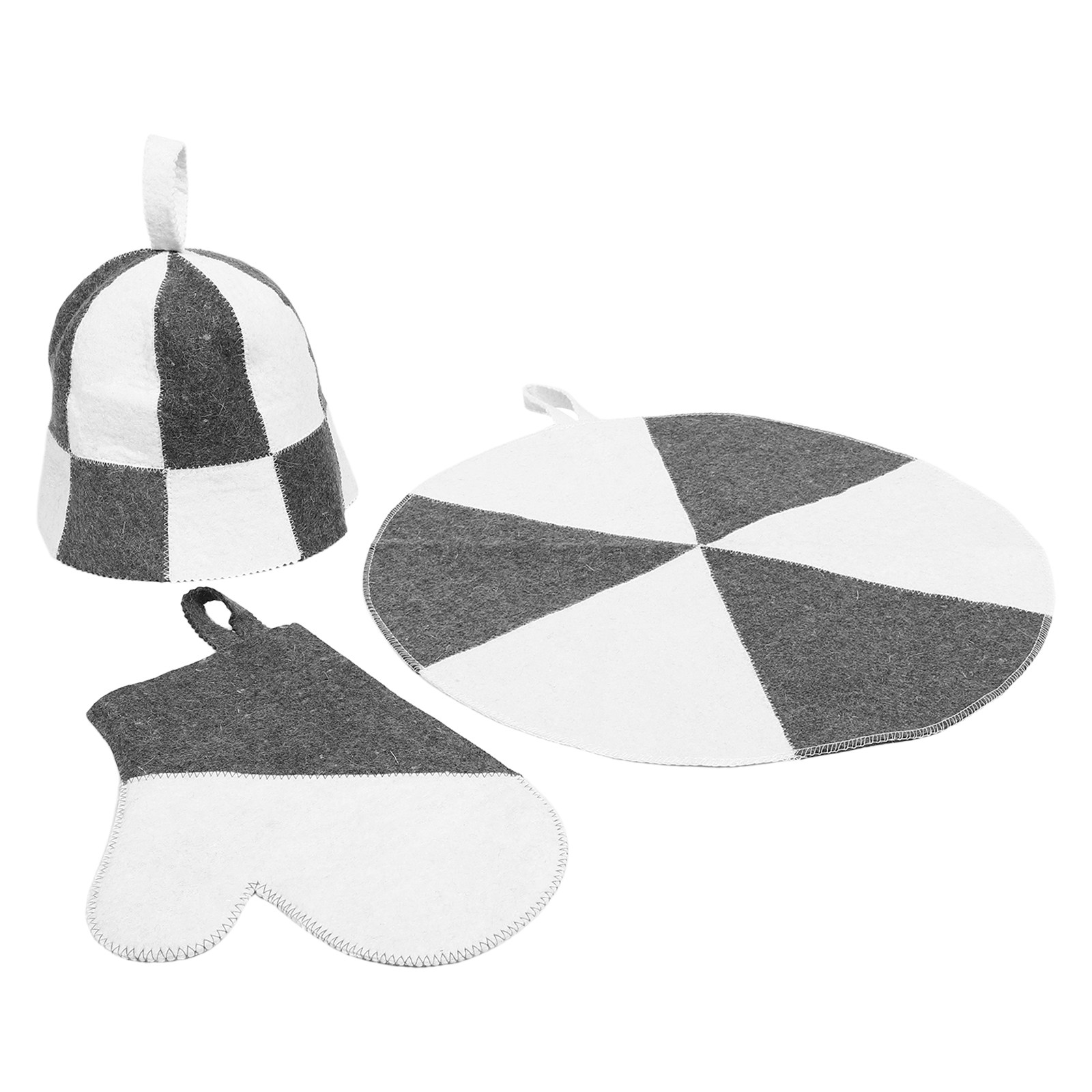 1Set Sauna Kit Felt Hat with M - Heat Resistant Glove review and price