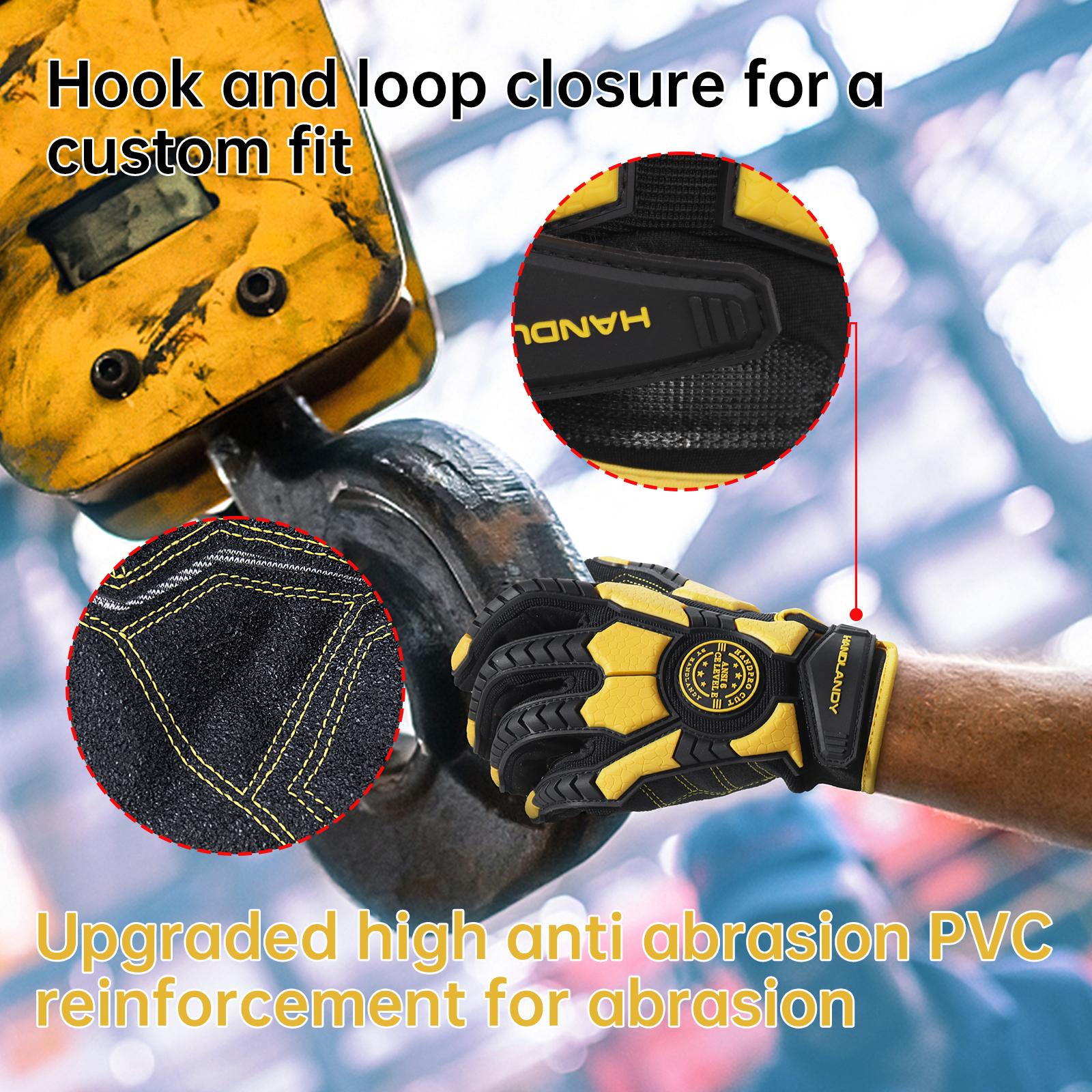 Heavy Duty Work Gloves, Cut 6  - Work Glove Impact review and price