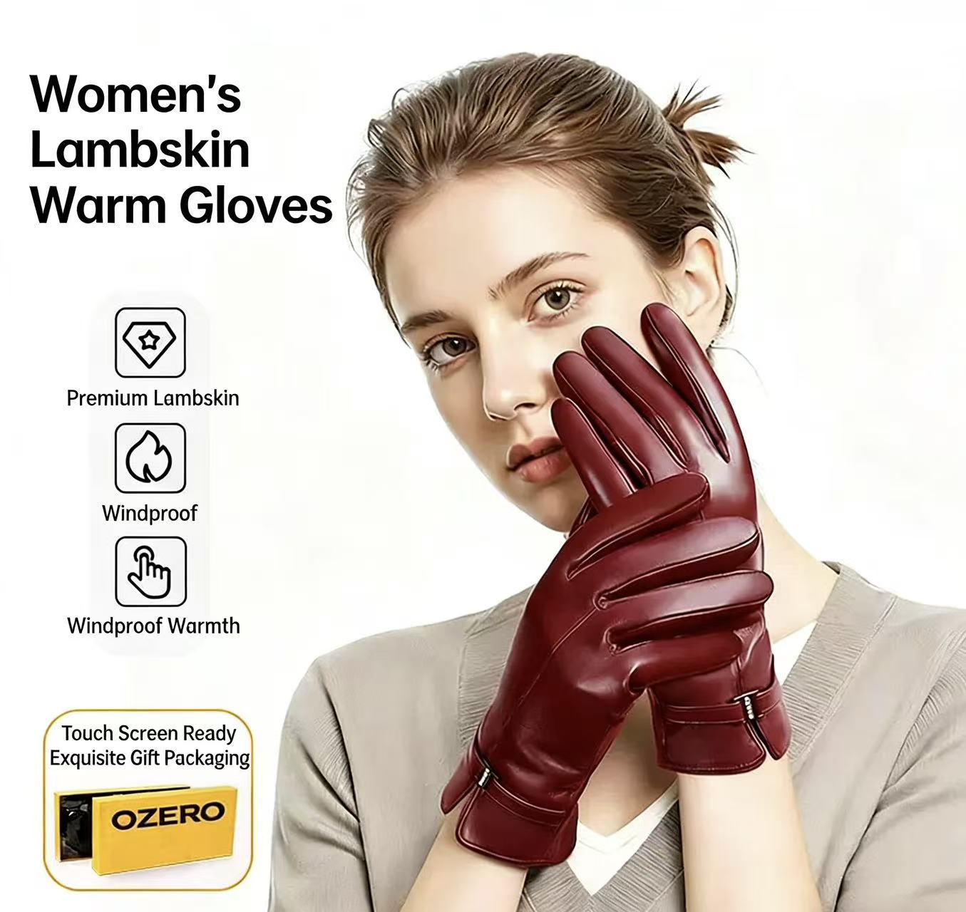 Women's Fashionable Winter She - Wool Glove Lined review and price