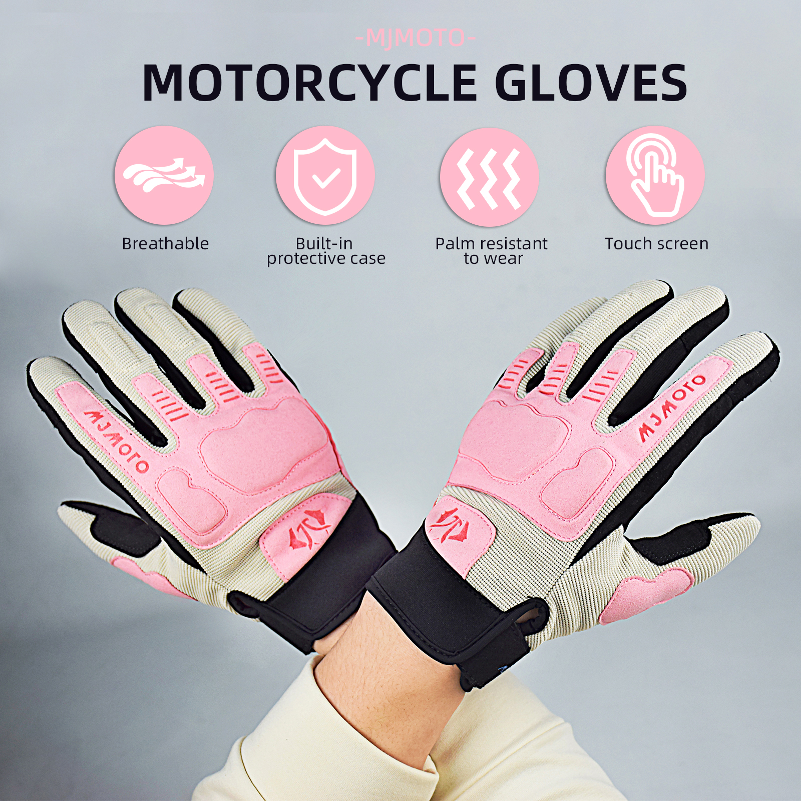 Pink Lady Summer Breathable Mo - Cycling Glove Padded review and price