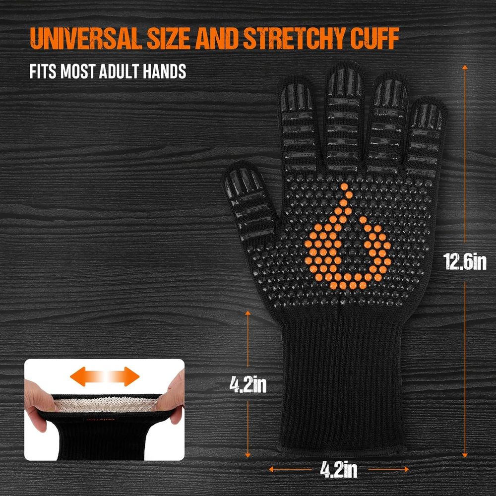 Heat Resistant Grill Gloves fo - Heat Resistant Glove review and price