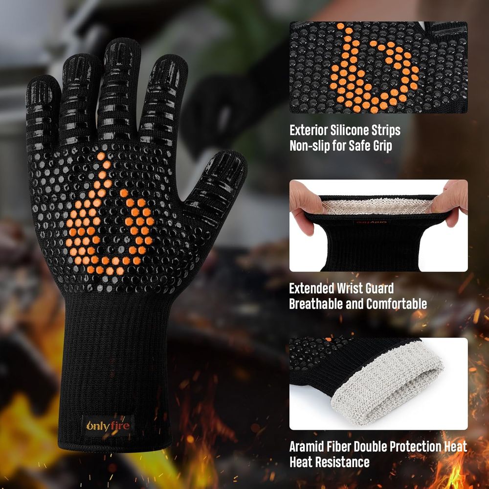 Heat Resistant Grill Gloves fo - Heat Resistant Glove review and price