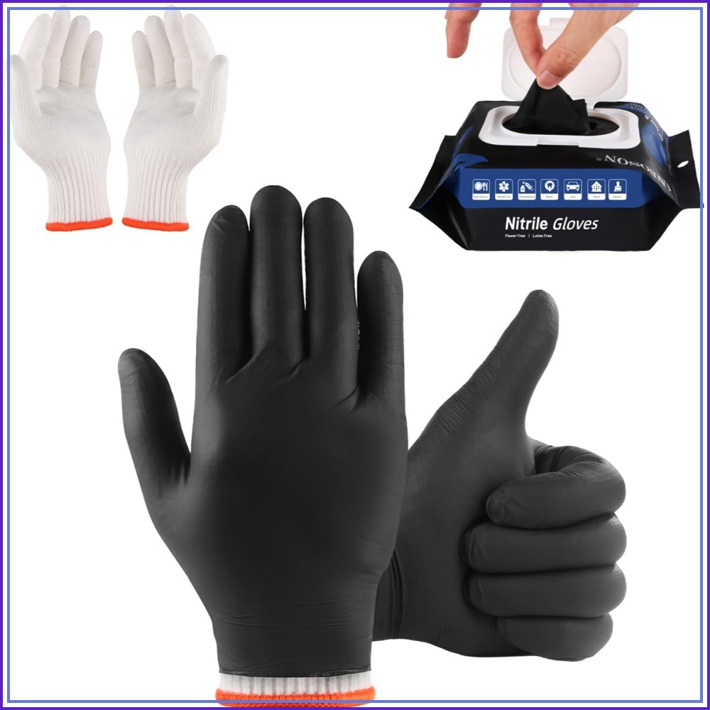 BBQ Gloves 50 Disposable Nitri - Latex Disposable Glove review and price
