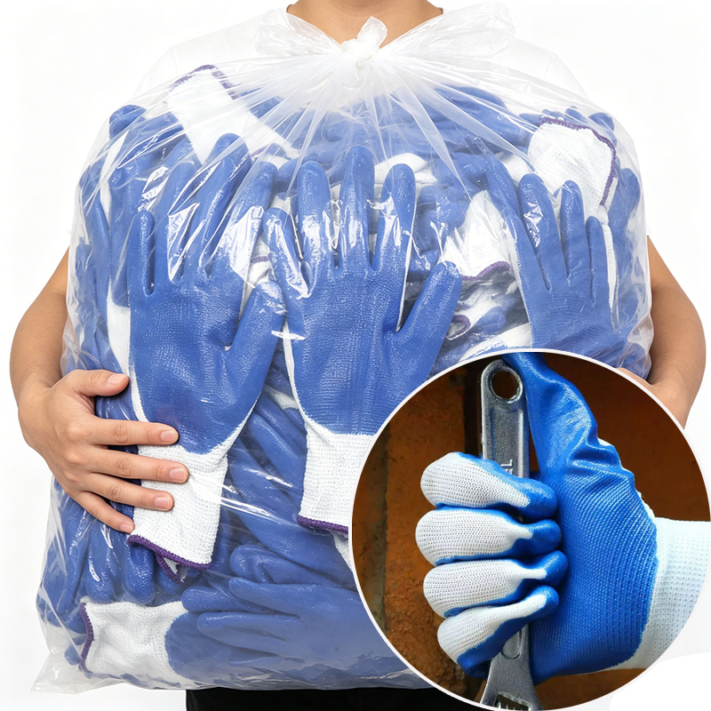 1/12pair Working Gloves Premiu - Nitrile Mechanic Glove review and price