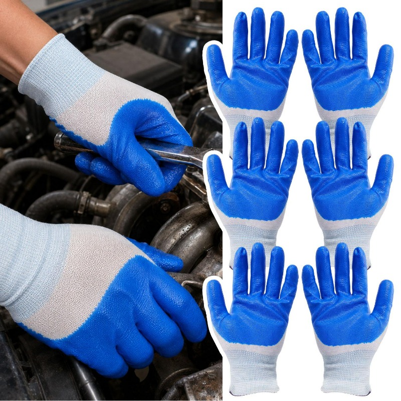 1/12pair Working Gloves Premiu - Nitrile Mechanic Glove review and price