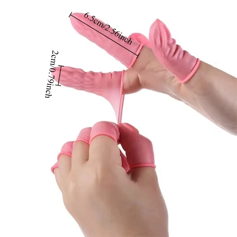 100/200PCS Disposable Finger C - Latex Disposable Glove review and price