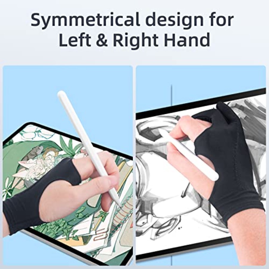 2-Pack Drawing Glove Palm Reje - Touchscreen Glove Capacitive review and price