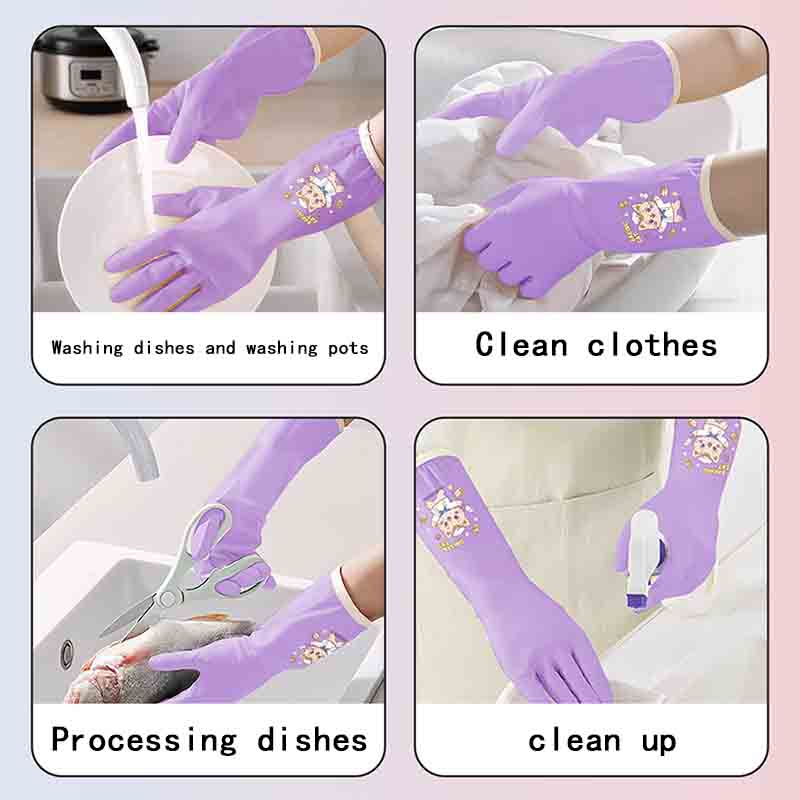 1 pair of household cleaning a - Dish Glove Rubber review and price