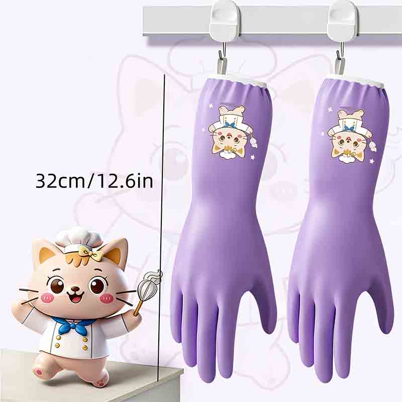 1 pair of household cleaning a - Dish Glove Rubber review and price