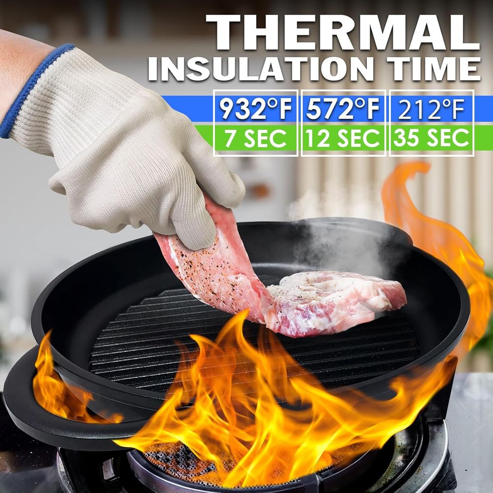 Heat-Resistant Gloves, 9.5 Len - Heat Resistant Glove review and price