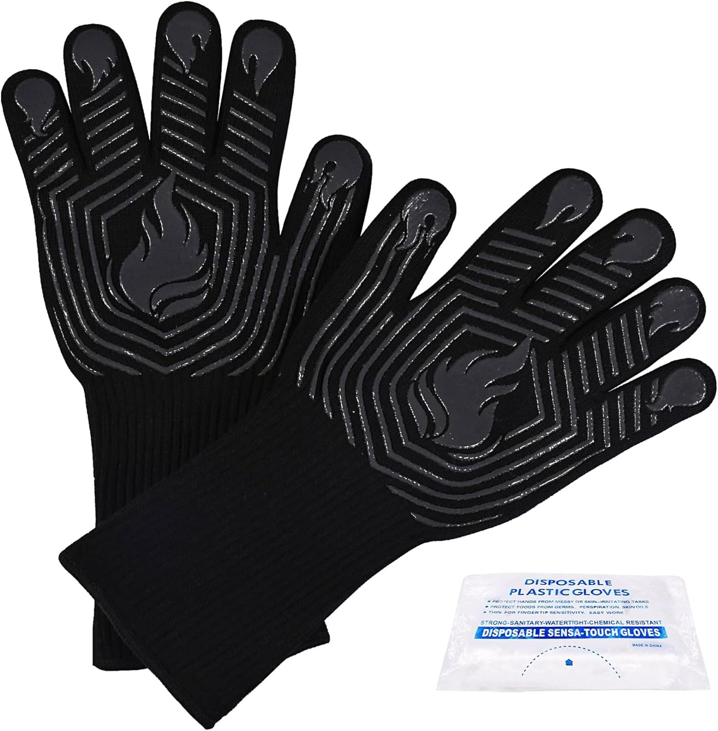 1472°F Heat Resistant BBQ Glov - Oven Mitt Silicone review and price