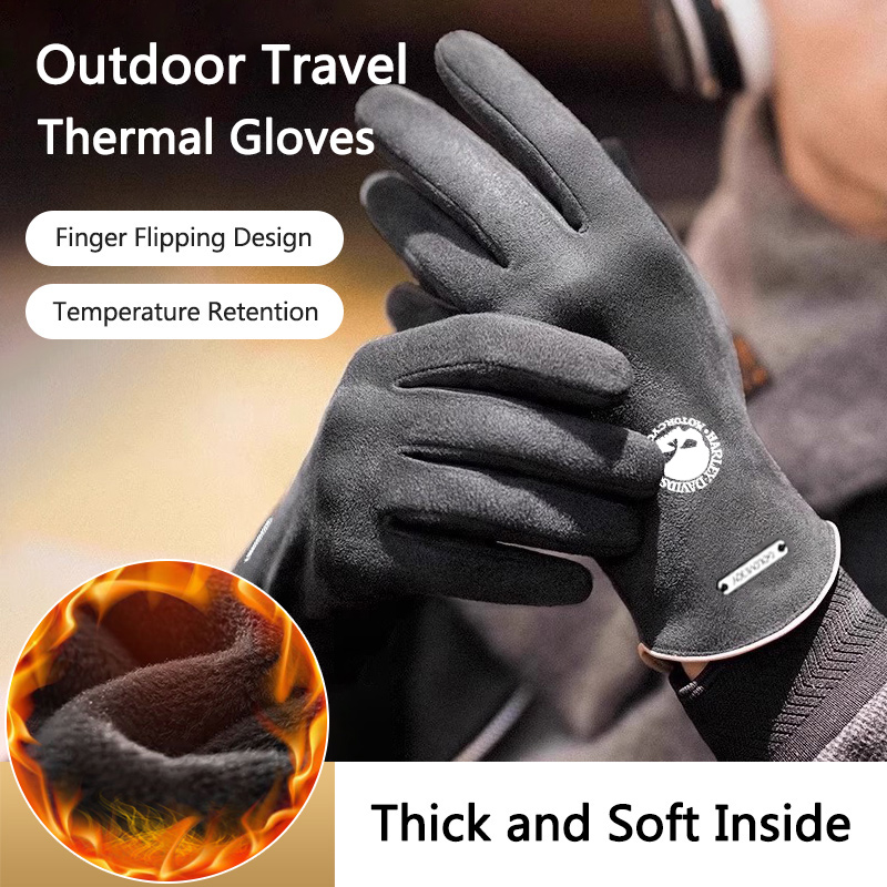 2pc Man Winter Warm Gloves For - Leather Driving Glove review and price
