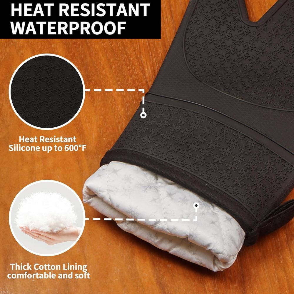 Heat Resistant Silicone Oven M - Oven Mitt Silicone review and price