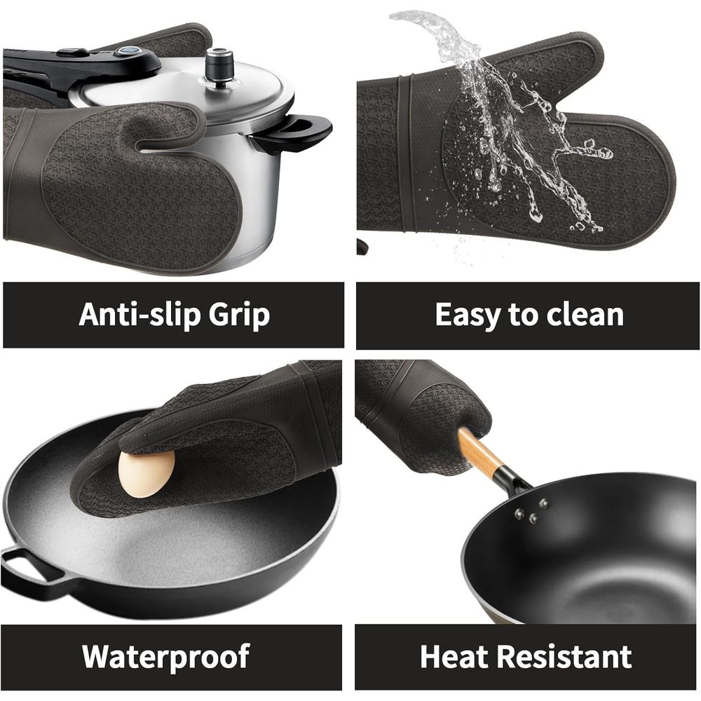 Heat Resistant Silicone Oven M - Oven Mitt Silicone review and price