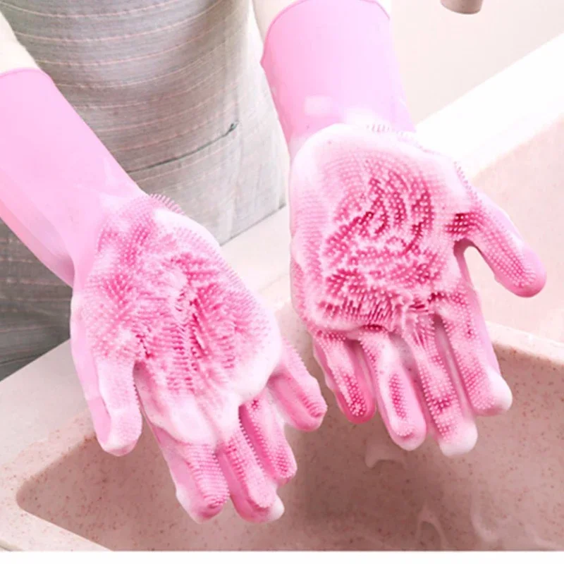 1 Pair Reusable Dishwashing Gl - Dish Glove Rubber review and price
