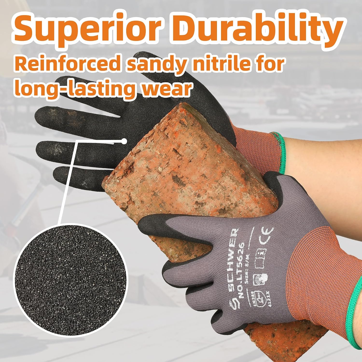 6 Pairs Heavy Duty Work Gloves - Cut Resistant Glove review and price