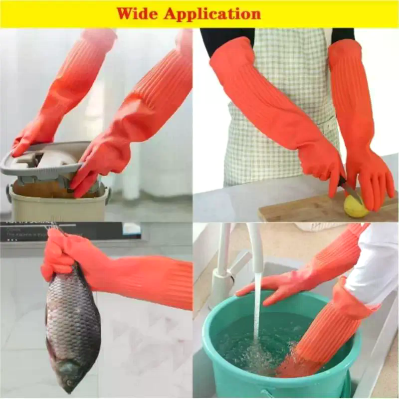 Long Reusable Rubber Dishwashi - Dish Glove Rubber review and price