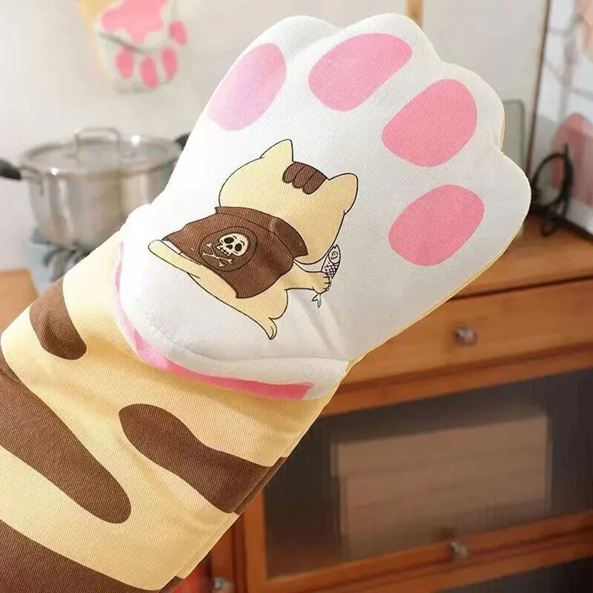 Microwave Long Cotton Gloves C - Oven Mitt Silicone review and price