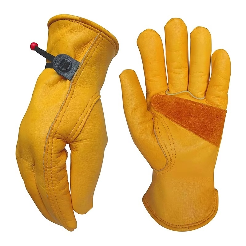 1 Pair Cowhide Heavy Duty Secu - Leather Driving Glove review and price