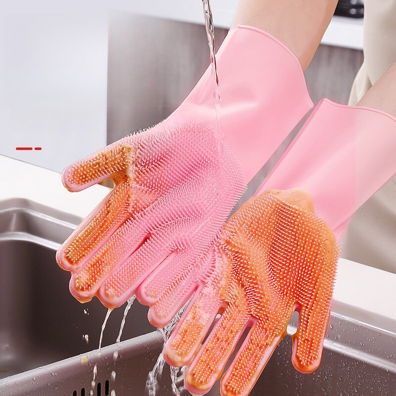 Silicone Dishwashing Gloves, M - Dish Glove Rubber review and price