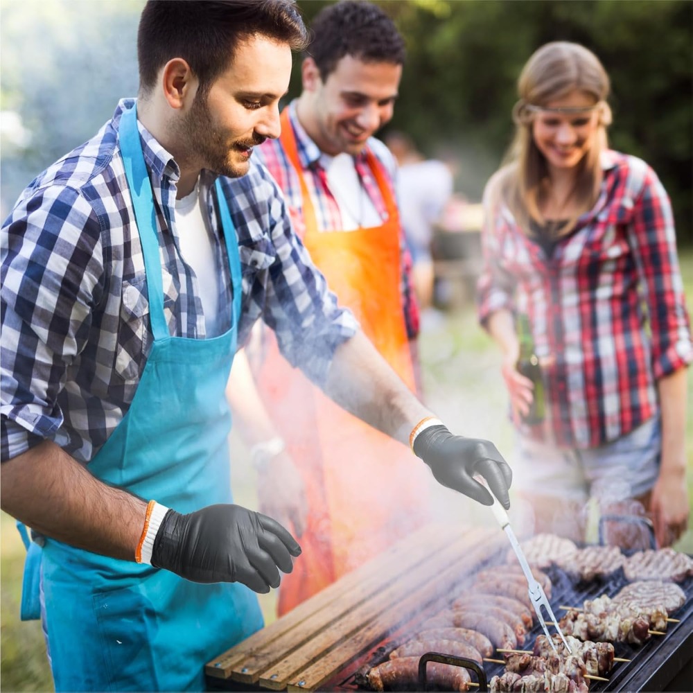Disposable BBQ Gloves 100 Pack - Heat Resistant Glove review and price