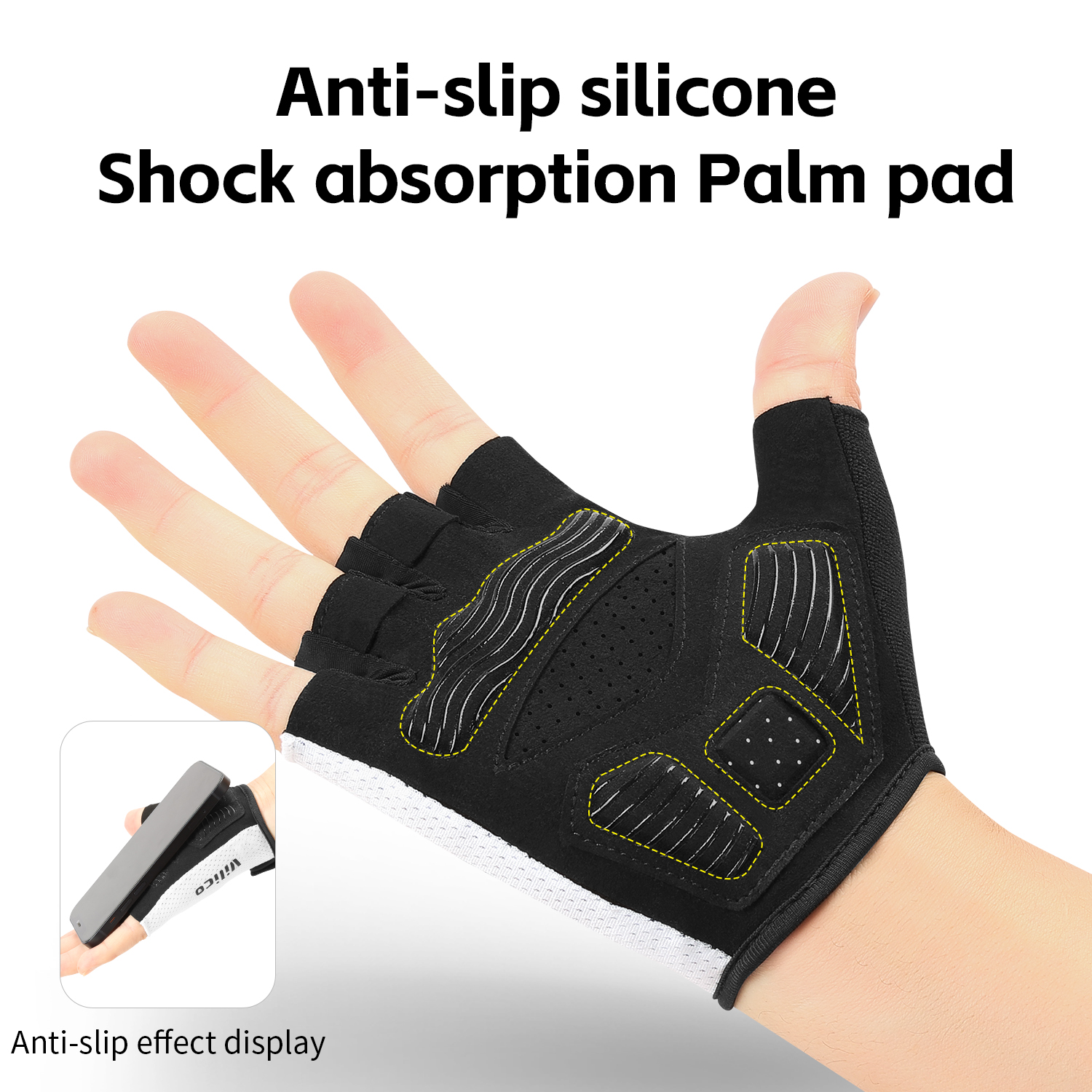 VILICO Breathable Half Finger  - Workout Glove Gym review and price