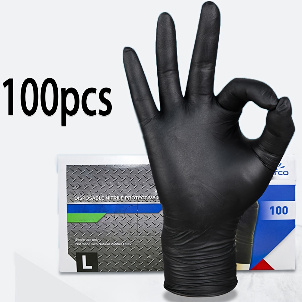 Black Nitrile Disposable Glove - Nitrile Mechanic Glove review and price