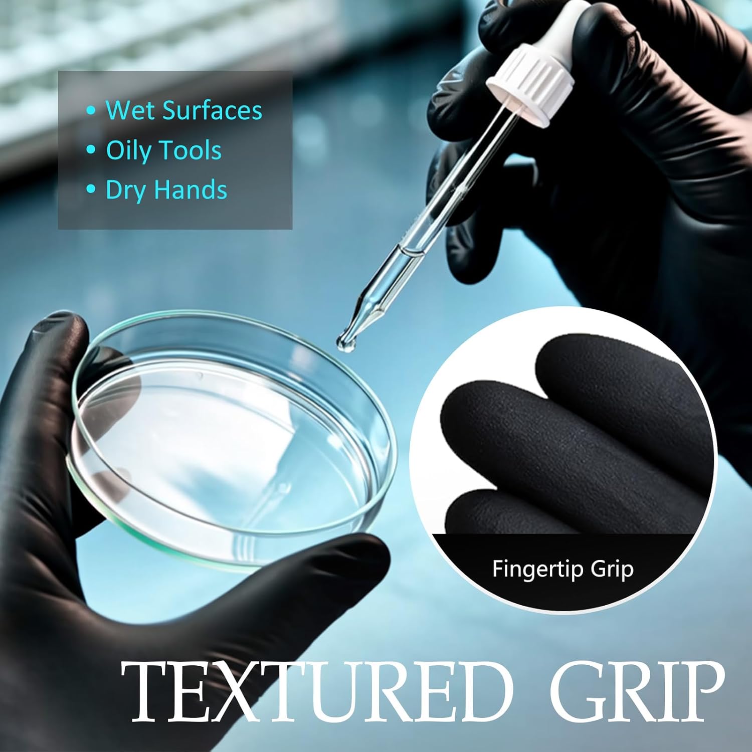 Black Disposable Nitrile Glove - Rubber Glove Cleaning review and price