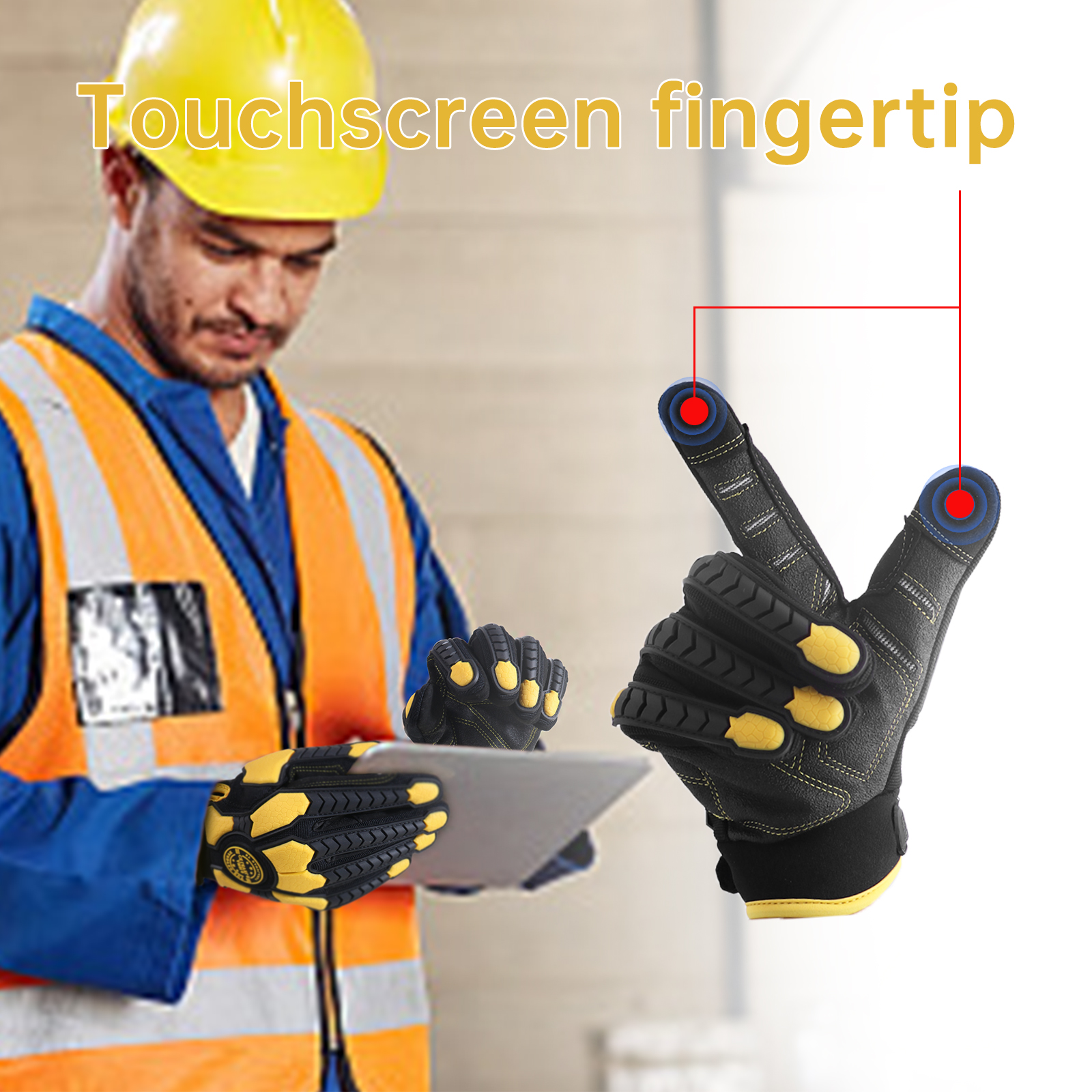 PVC Reinforced Impact Protecti - Work Glove Impact review and price