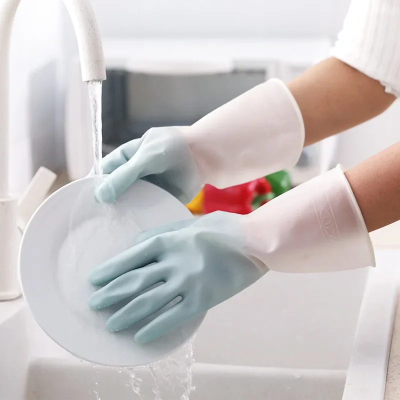 Dishwashing Cleaning Gloves Si - Dish Glove Rubber review and price