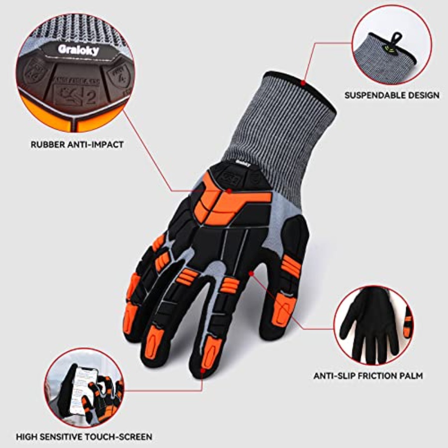 Safety Work Gloves with Impact - Work Glove Impact review and price