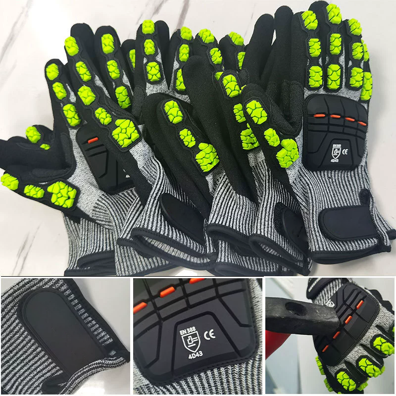 HPPE anti-cutting gloves, TPR  - Cut Resistant Glove review and price