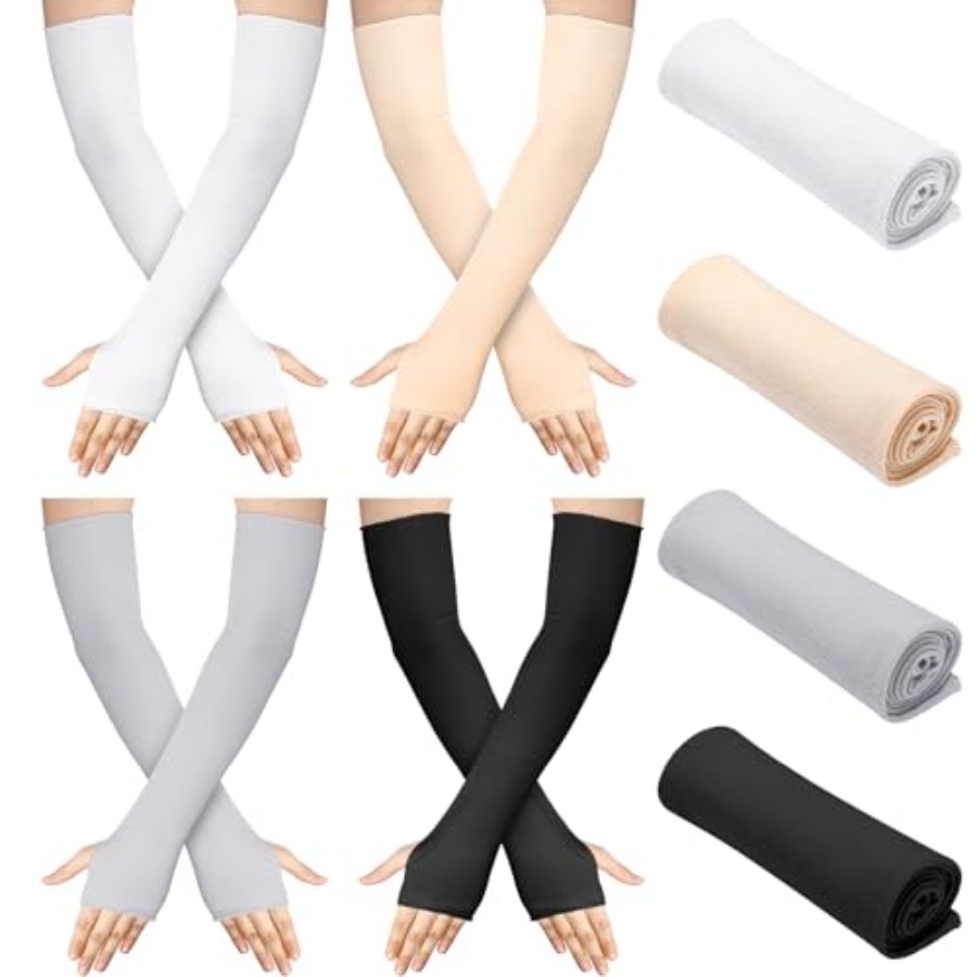 Bememo 4 Pack Sun Protection U - Fingerless Glove Knit review and price