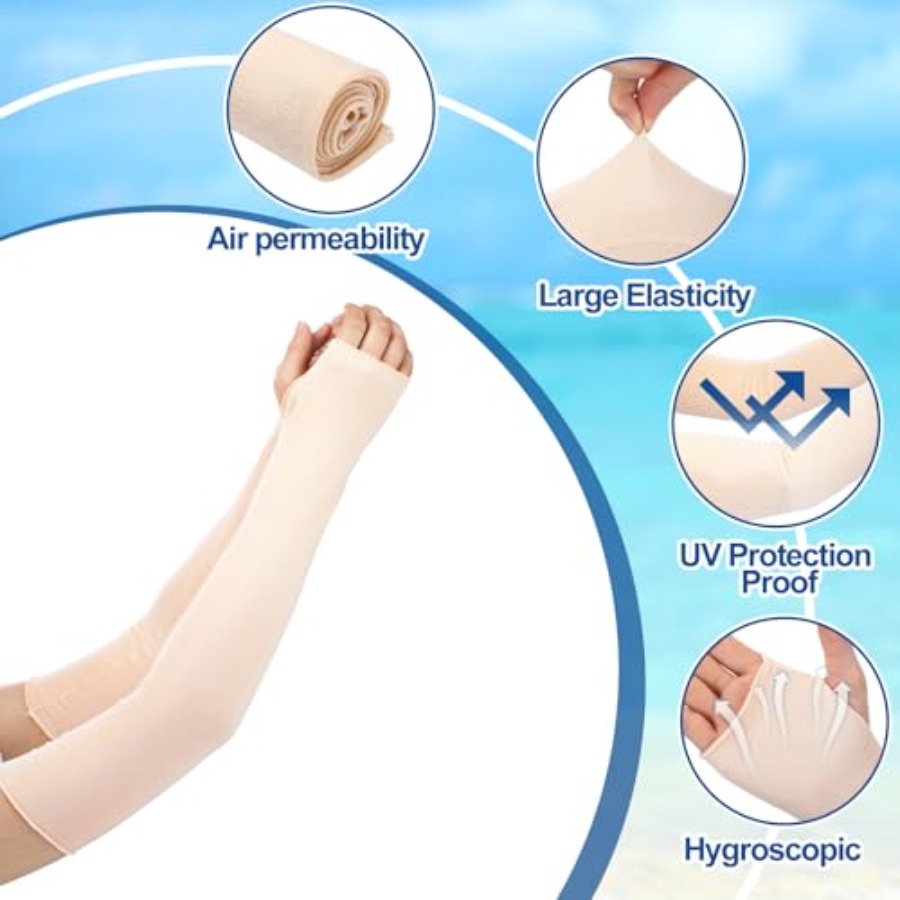 Bememo 4 Pack Sun Protection U - Fingerless Glove Knit review and price