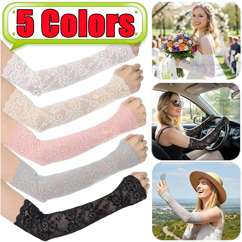 New 1Pair Sexy Lace Hollow-Out - Fingerless Glove Knit review and price