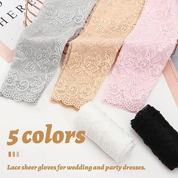 New 1Pair Sexy Lace Hollow-Out - Fingerless Glove Knit review and price