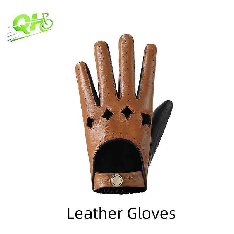 Men Leather Gloves Motorcycle  - Leather Driving Glove review and price
