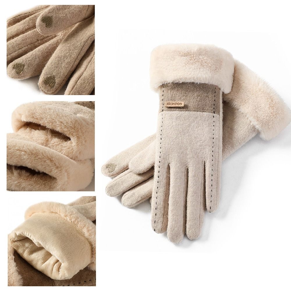 Soft Winter Thermal Gloves Thi - Wool Glove Lined review and price