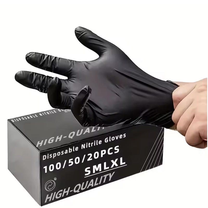 100/50/20PCS Black Nitrile Glo - Nitrile Mechanic Glove review and price