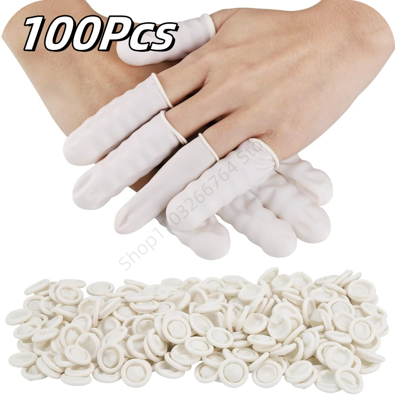 100Pcs Disposable Fingertips P - Latex Disposable Glove review and price