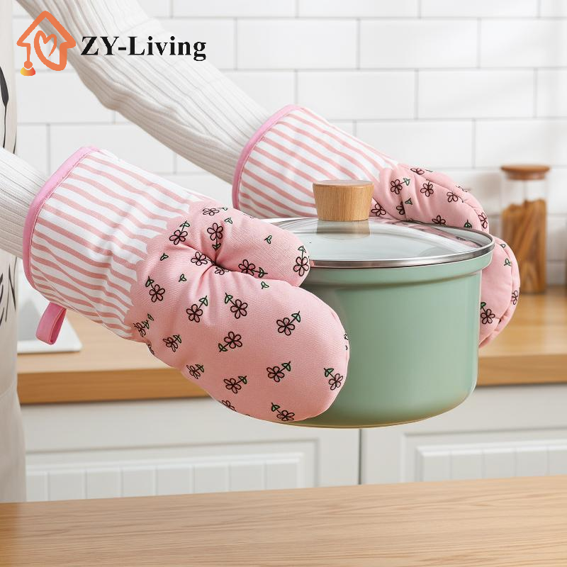 1Pcs Thickened Plaid Microwave - Oven Mitt Silicone review and price