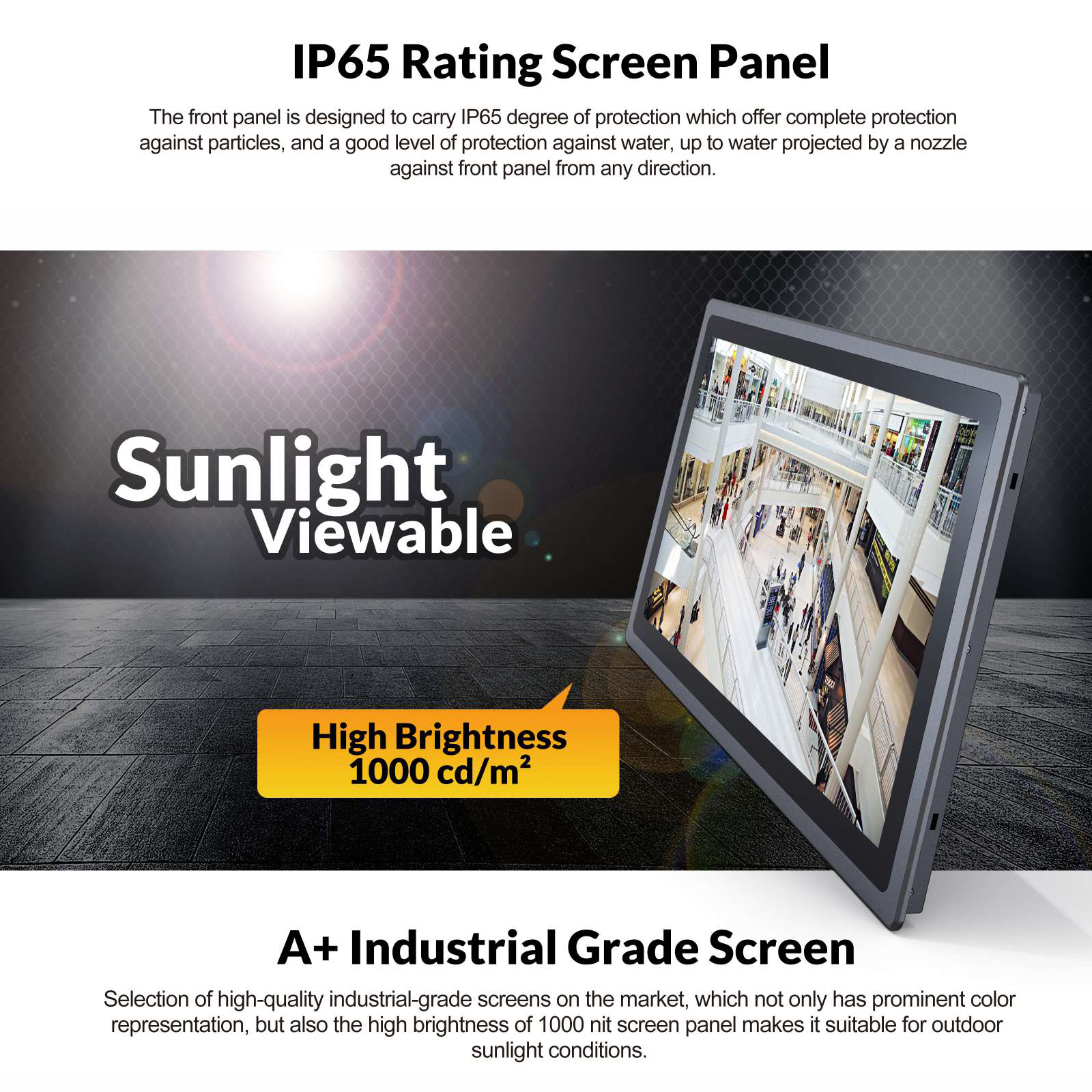 Custom IP65 Waterproof Fanless - Touchscreen Glove Capacitive review and price