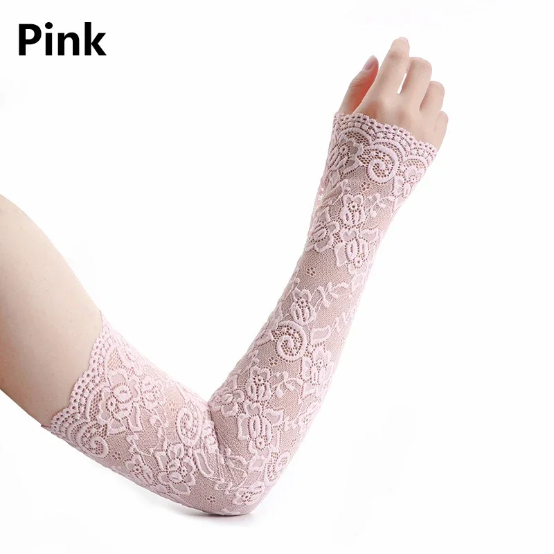Summer Sunscreen Lace Arm Slee - Fingerless Glove Knit review and price