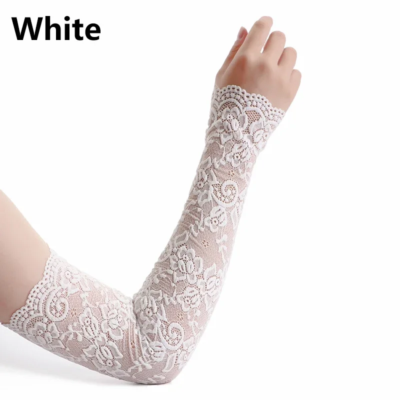 Summer Sunscreen Lace Arm Slee - Fingerless Glove Knit review and price
