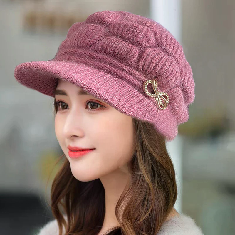 Winter Warm Hat Knitted Hat Ca - Wool Glove Lined review and price