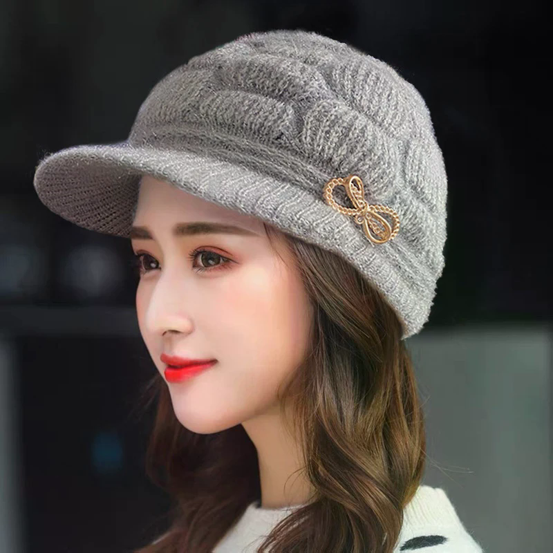 Winter Warm Hat Knitted Hat Ca - Wool Glove Lined review and price