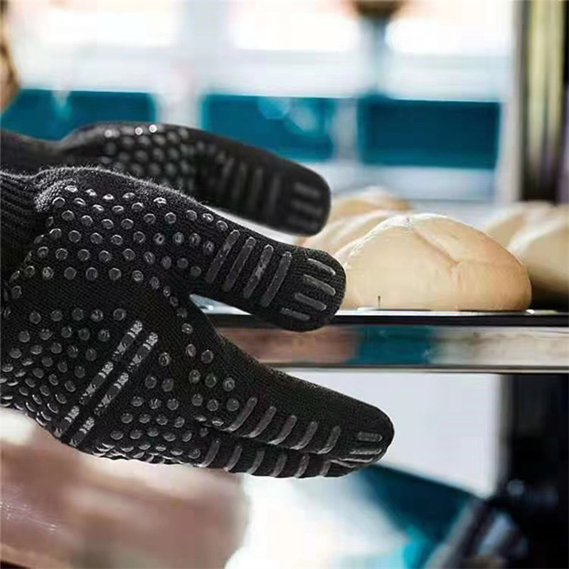 1PC Gloves 800 Degrees Firepro - Oven Mitt Silicone review and price